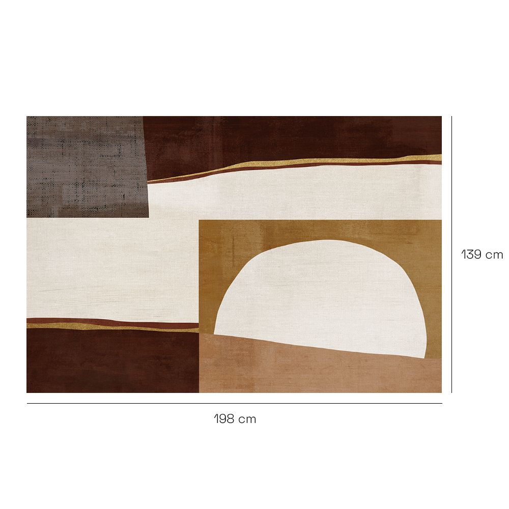 Tapis n°206 Motifs terre élégants