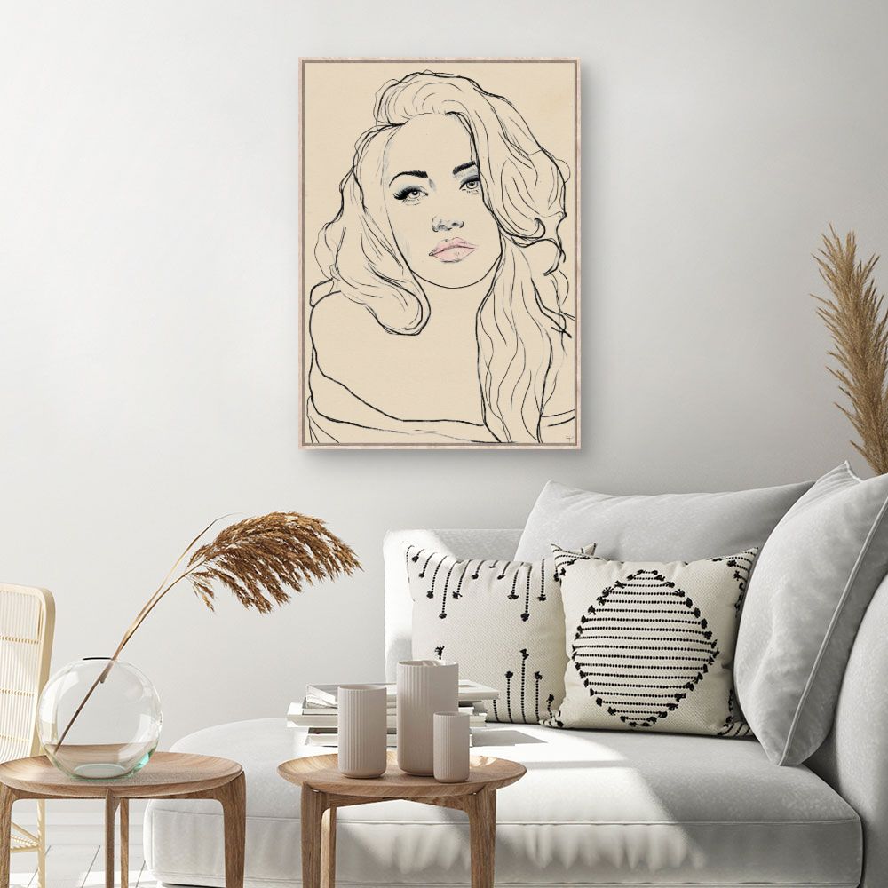 Tableau Portrait délicat