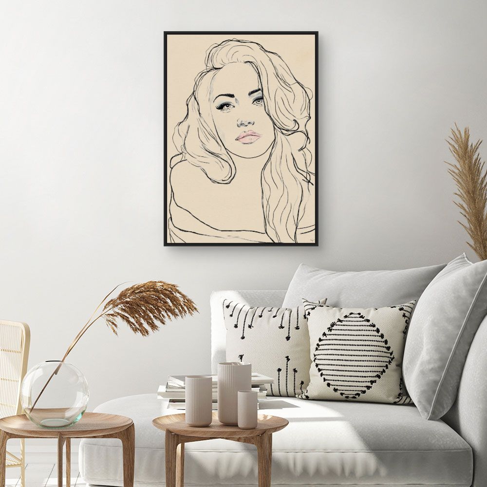 Tableau Portrait délicat