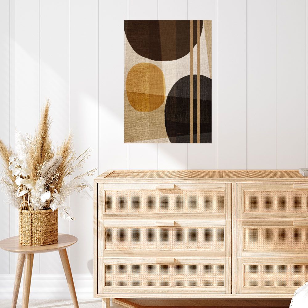 Affiche Cercles colorés abstraits