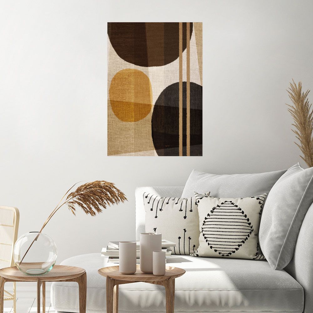 Affiche Cercles colorés abstraits