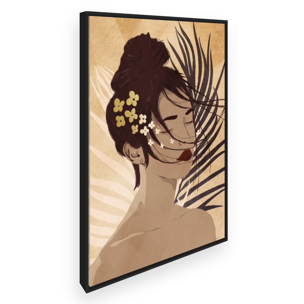 Toile Beauté florale délicate