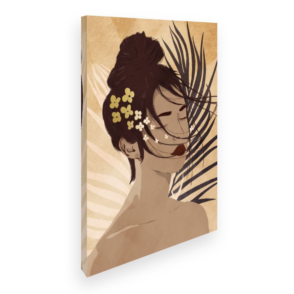 Toile Beauté florale délicate