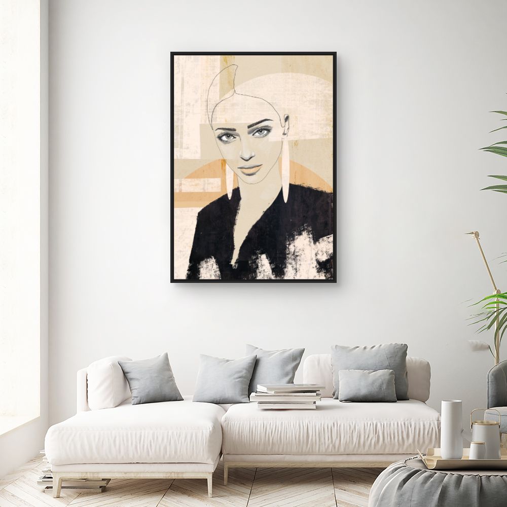 Tableau Portrait stylisé moderne
