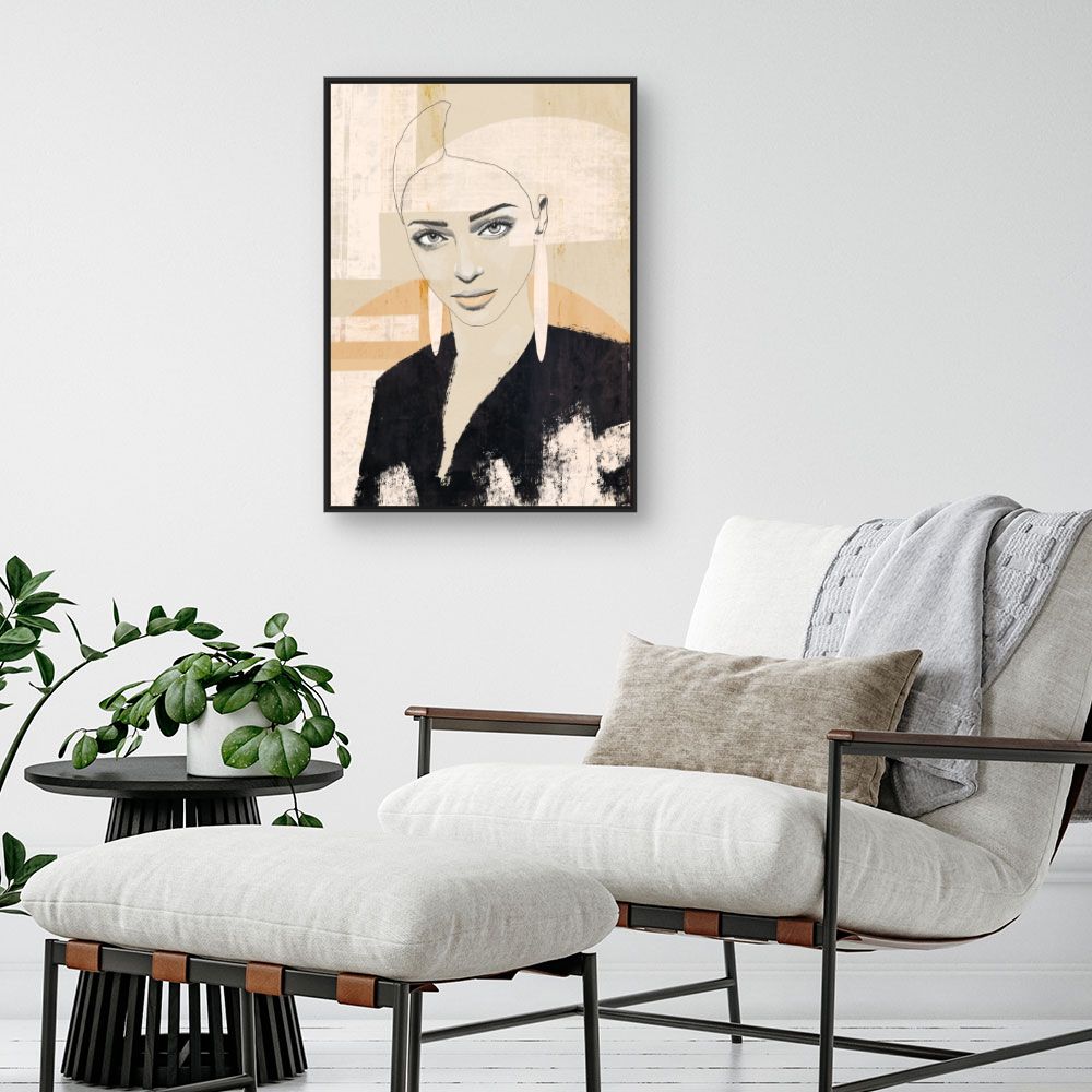 Tableau Portrait stylisé moderne
