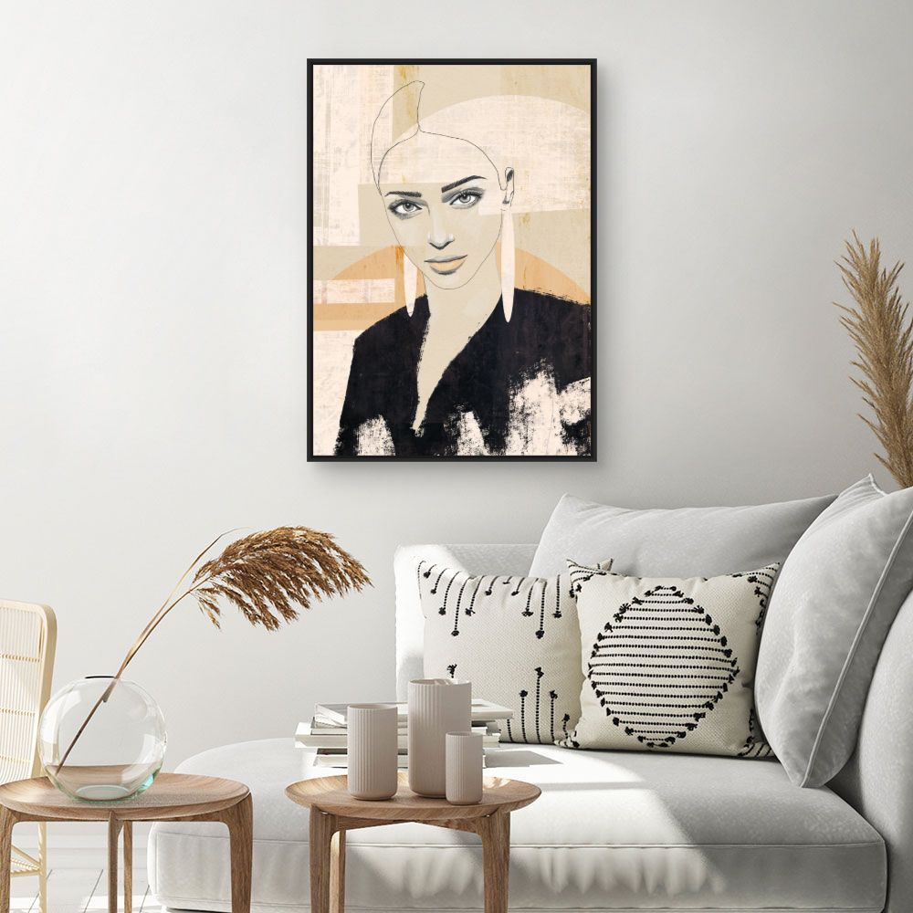 Tableau Portrait stylisé moderne