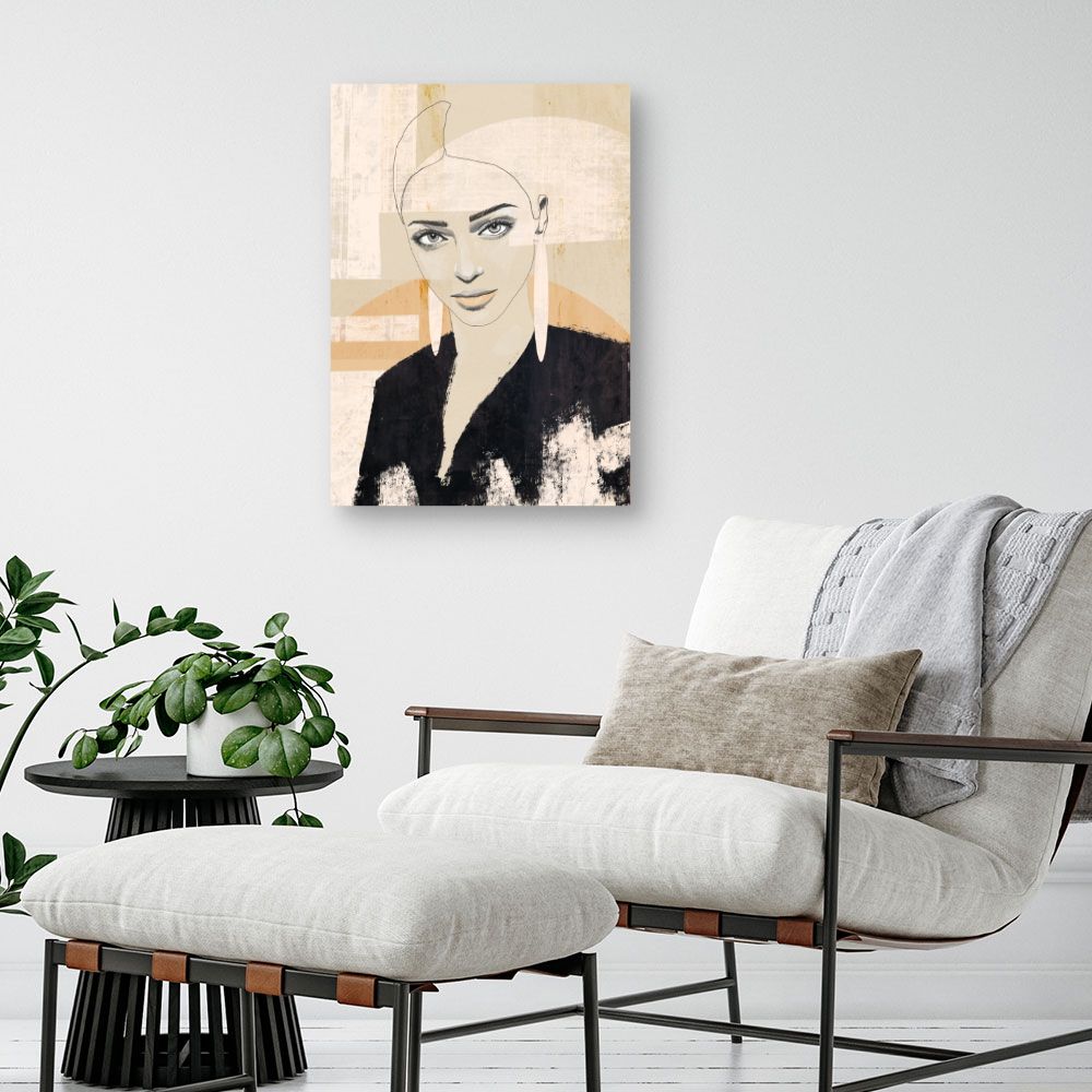 Tableau Portrait stylisé moderne