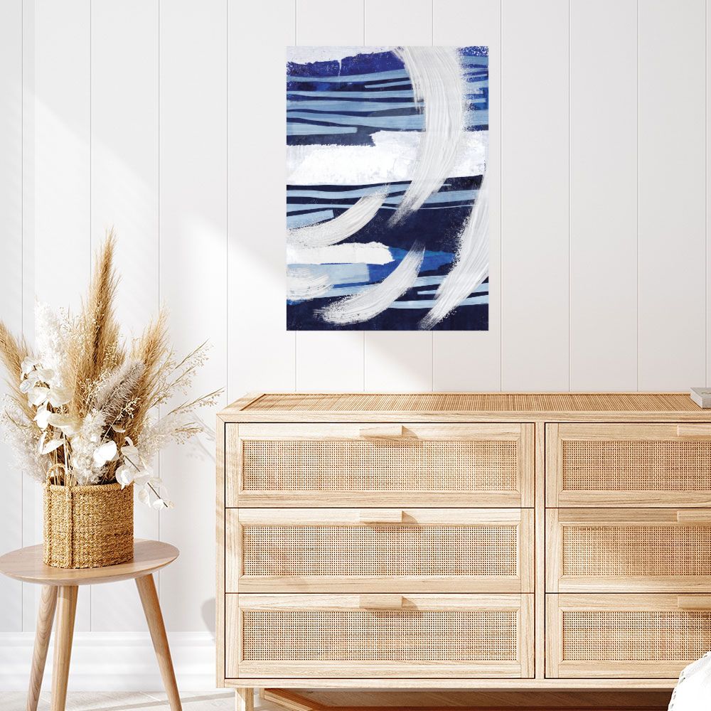 Affiche Abstrait ondulé