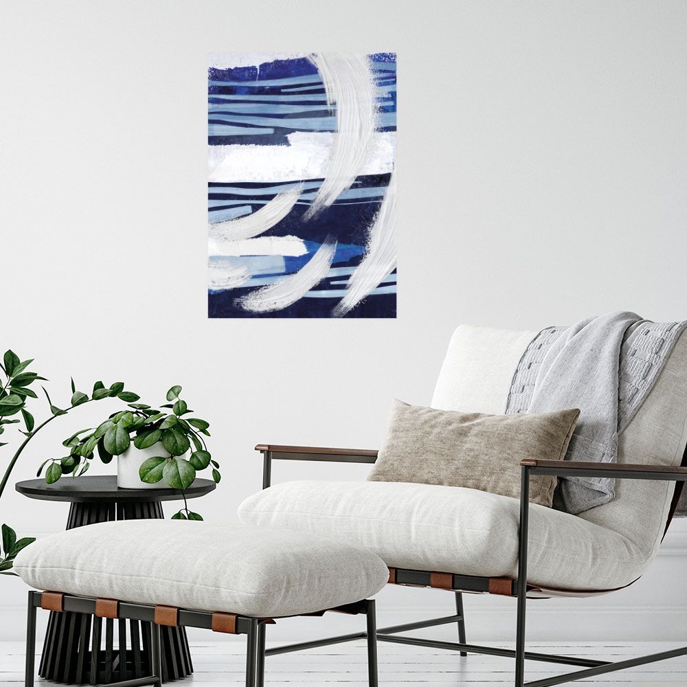 Affiche Abstrait ondulé