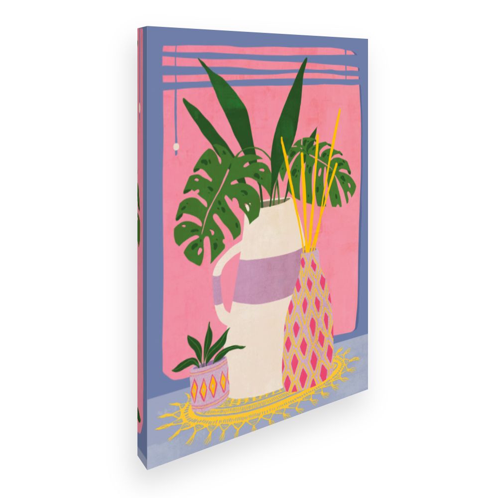 Toile Nature morte vibrante