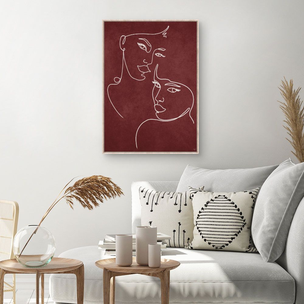 Tableau Portrait minimaliste