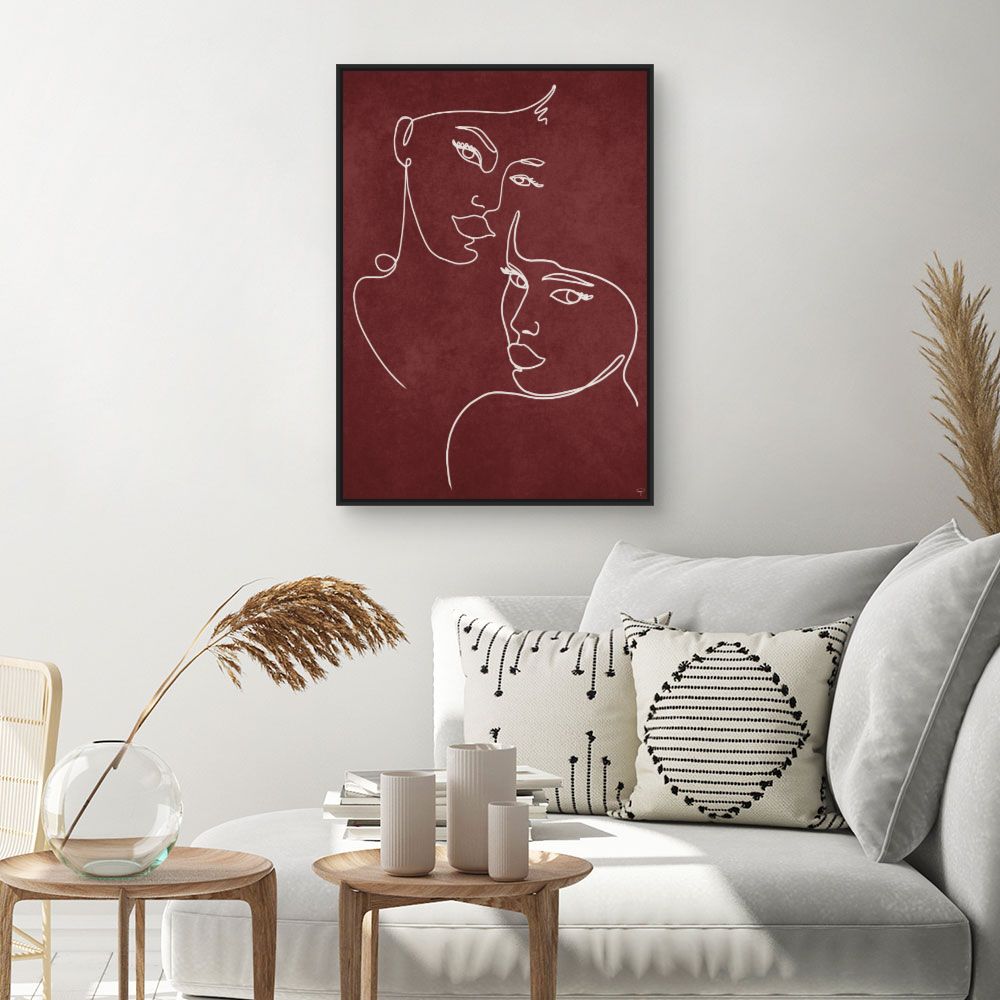 Tableau Portrait minimaliste