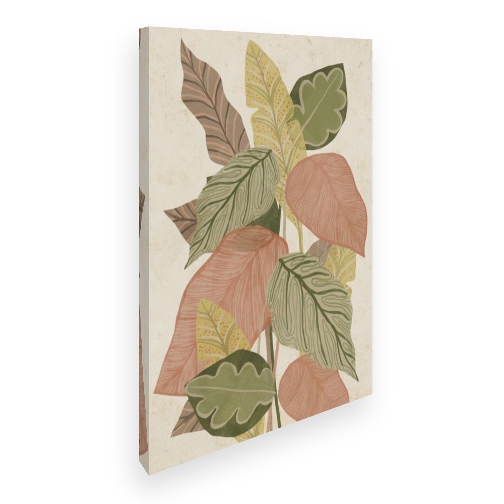 Toile Feuilles élégantes
