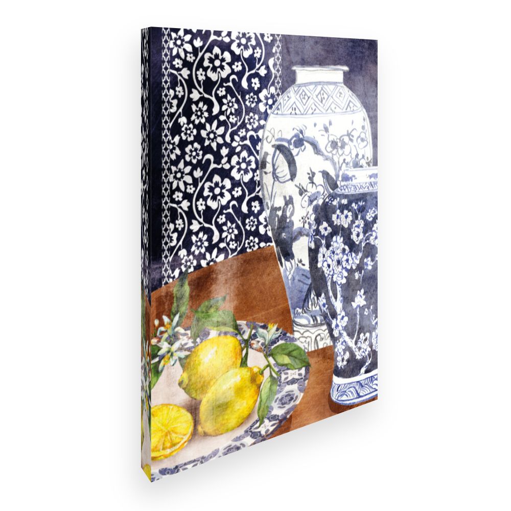 Toile Élégance florale délicate