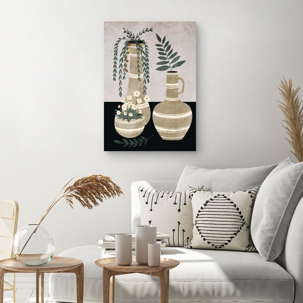 Tableau Vases élégants fleuris