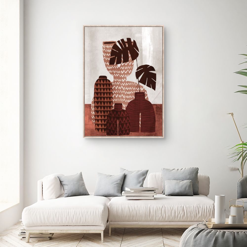 Tableau Vases ethniques modernes