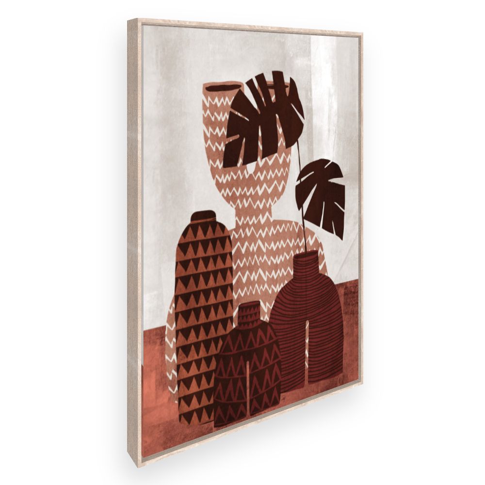 Toile Vases ethniques modernes