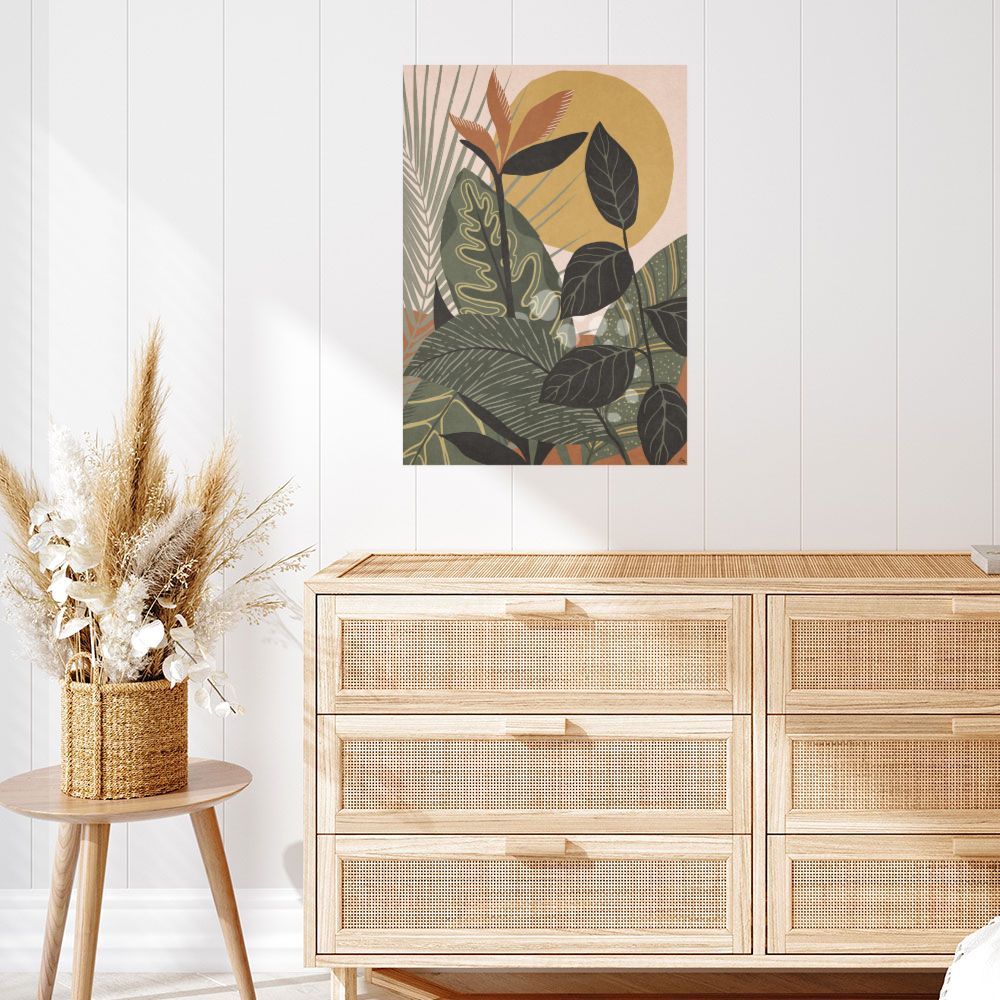 Affiche Feuillage tropical
