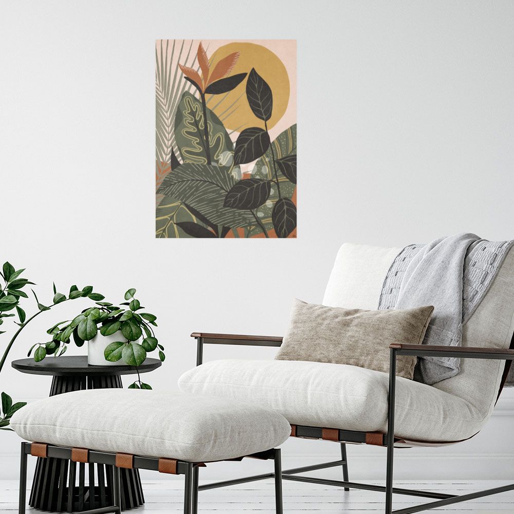 Affiche Feuillage tropical