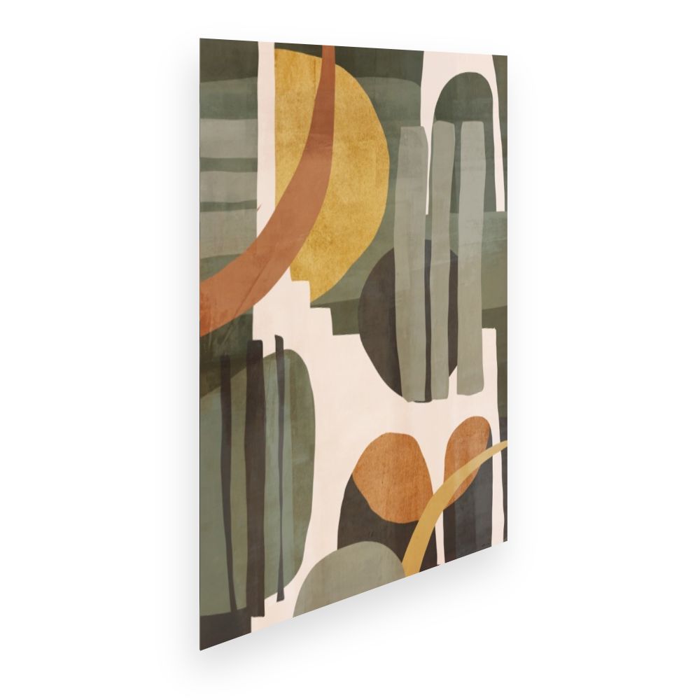 Affiche Formes abstraites douces