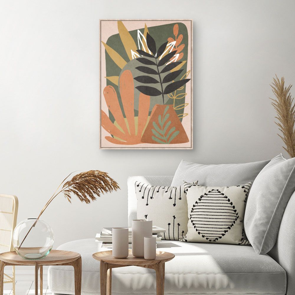 Tableau Feuillage stylisé