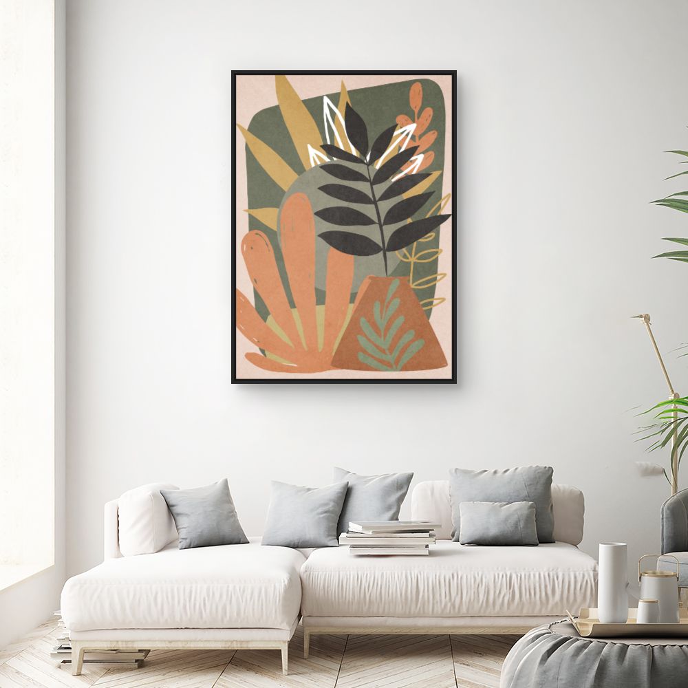 Tableau Feuillage stylisé