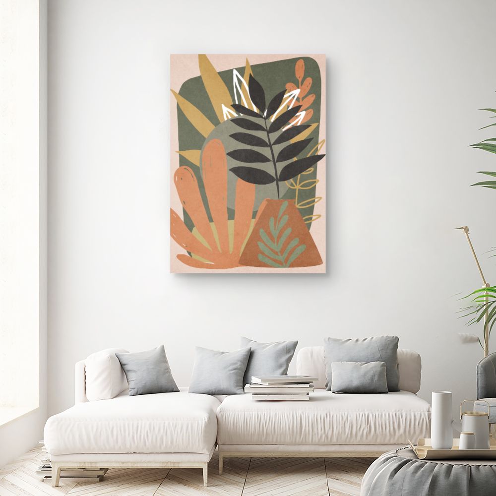 Tableau Feuillage stylisé