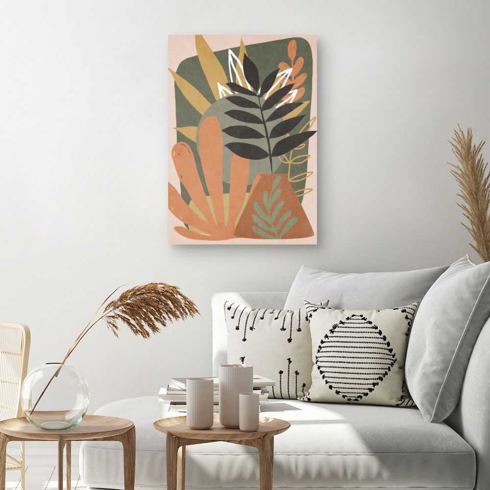 Tableau Feuillage stylisé