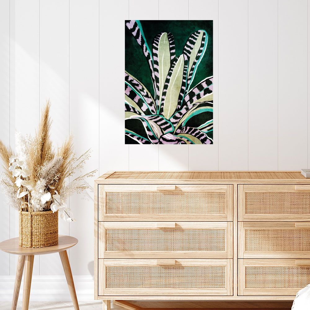 Affiche Feuilles exotiques