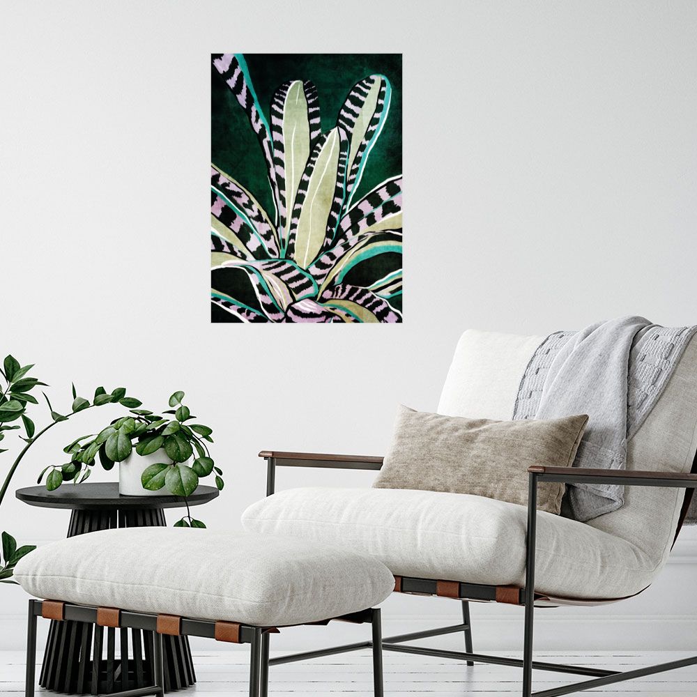 Affiche Feuilles exotiques
