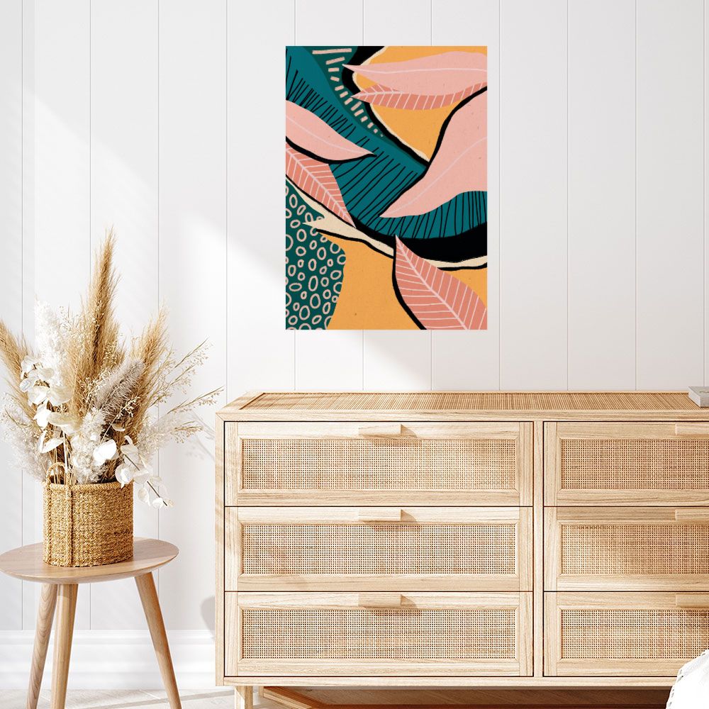 Affiche Feuillage artistique