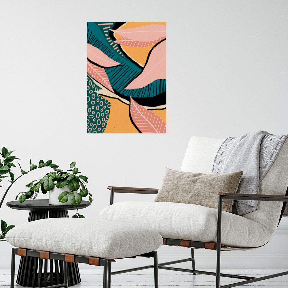 Affiche Feuillage artistique