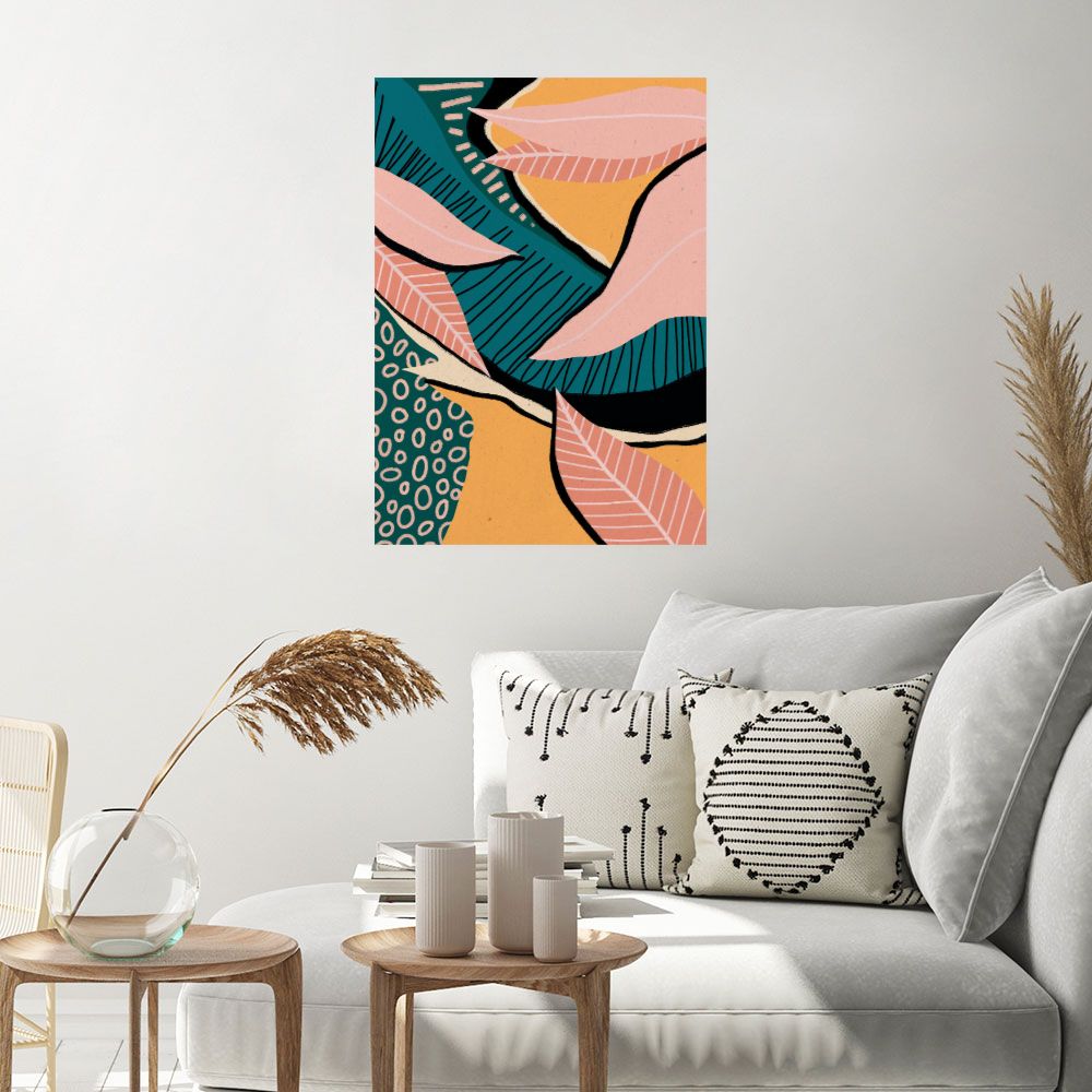 Affiche Feuillage artistique