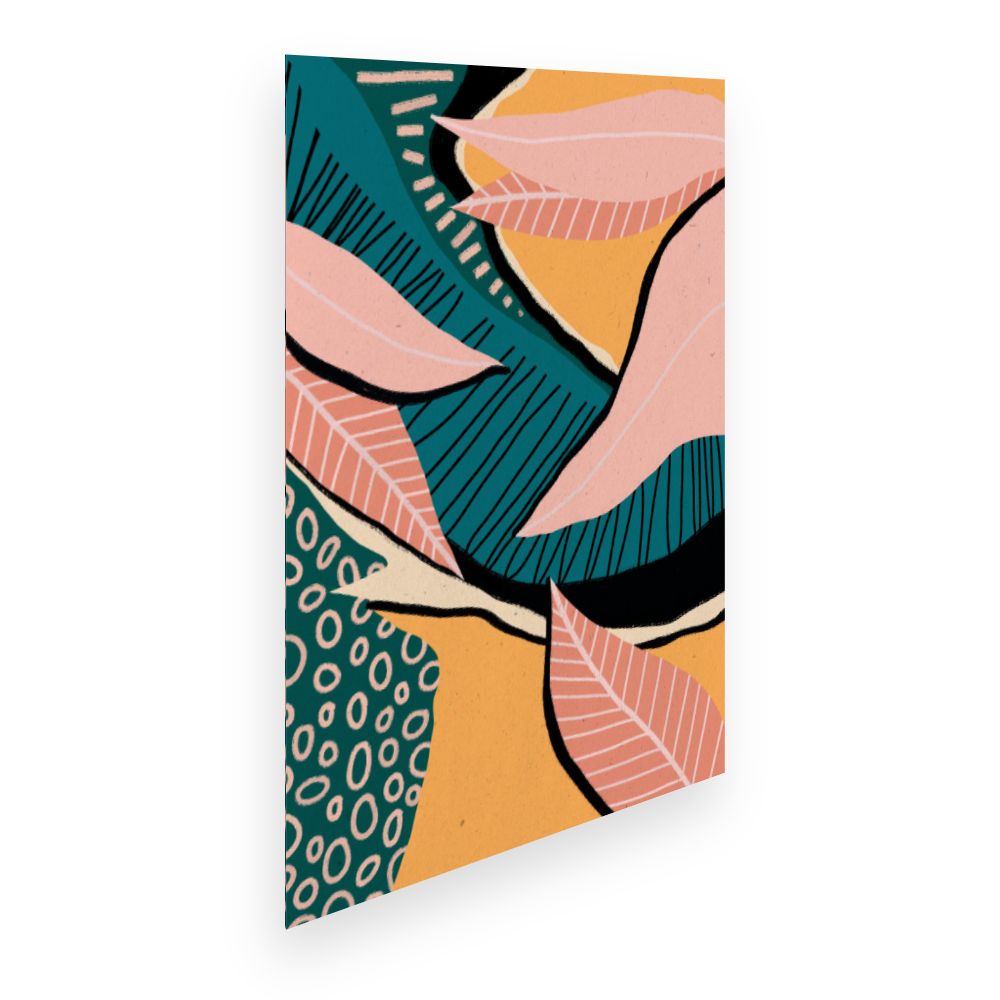 Affiche Feuillage artistique