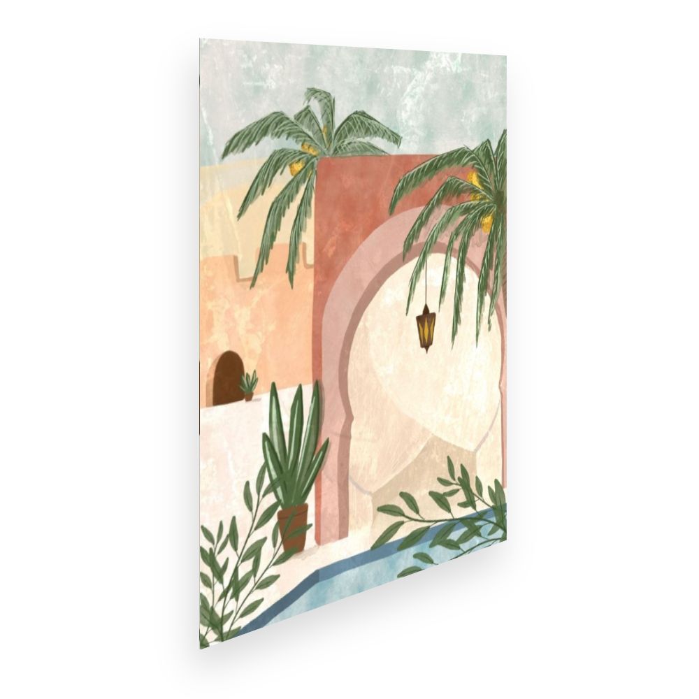 Affiche Oasis exotique