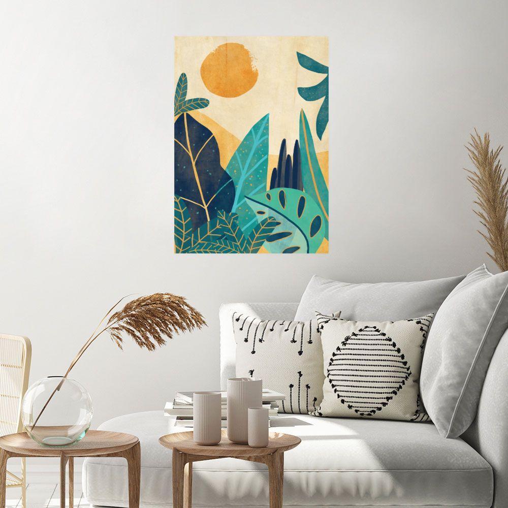 Affiche Feuillage ensoleillé