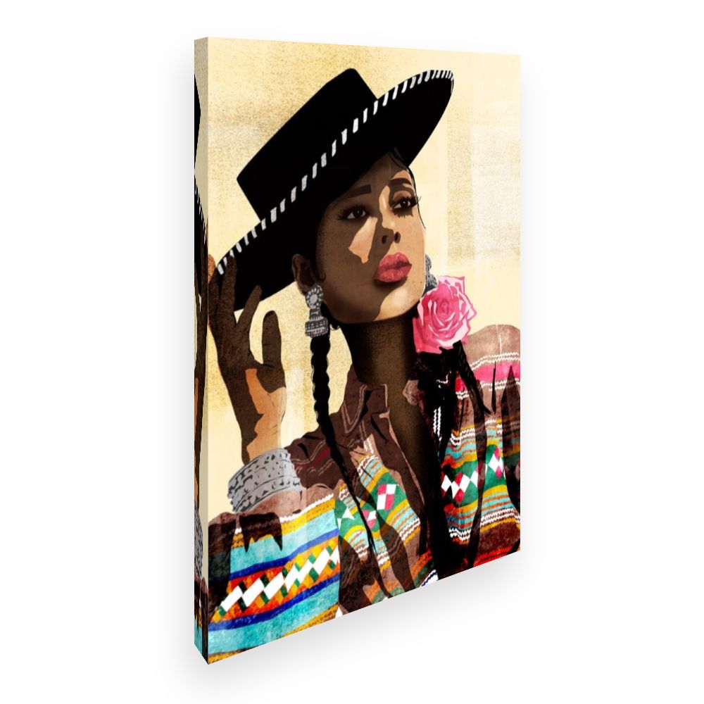 Toile Élégance vibrante