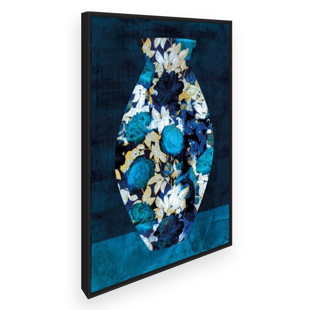 Toile Vase fleuri majestueux