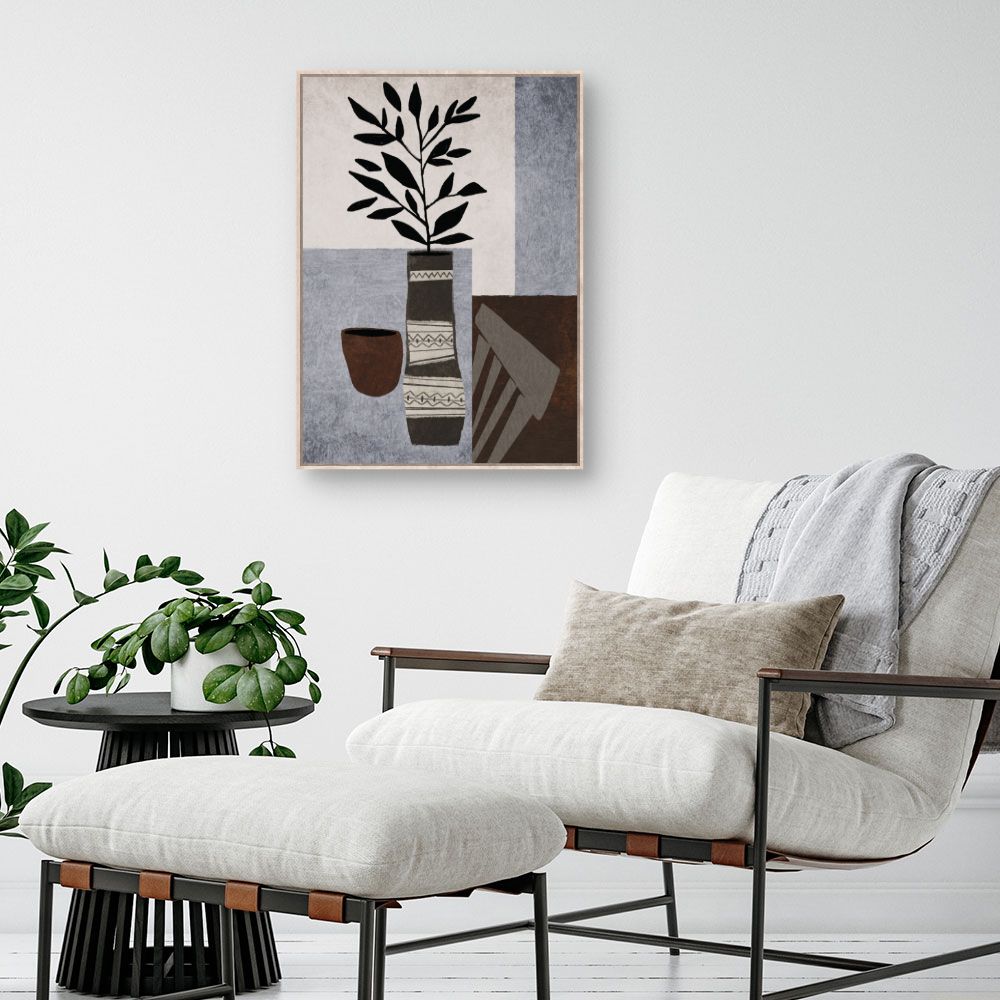 Tableau Motifs végétaux stylisés