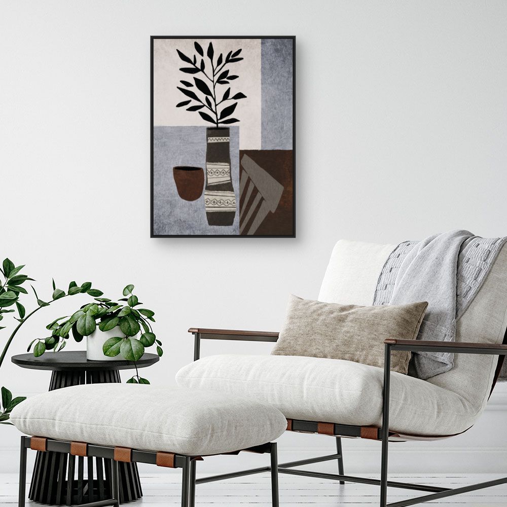 Tableau Motifs végétaux stylisés
