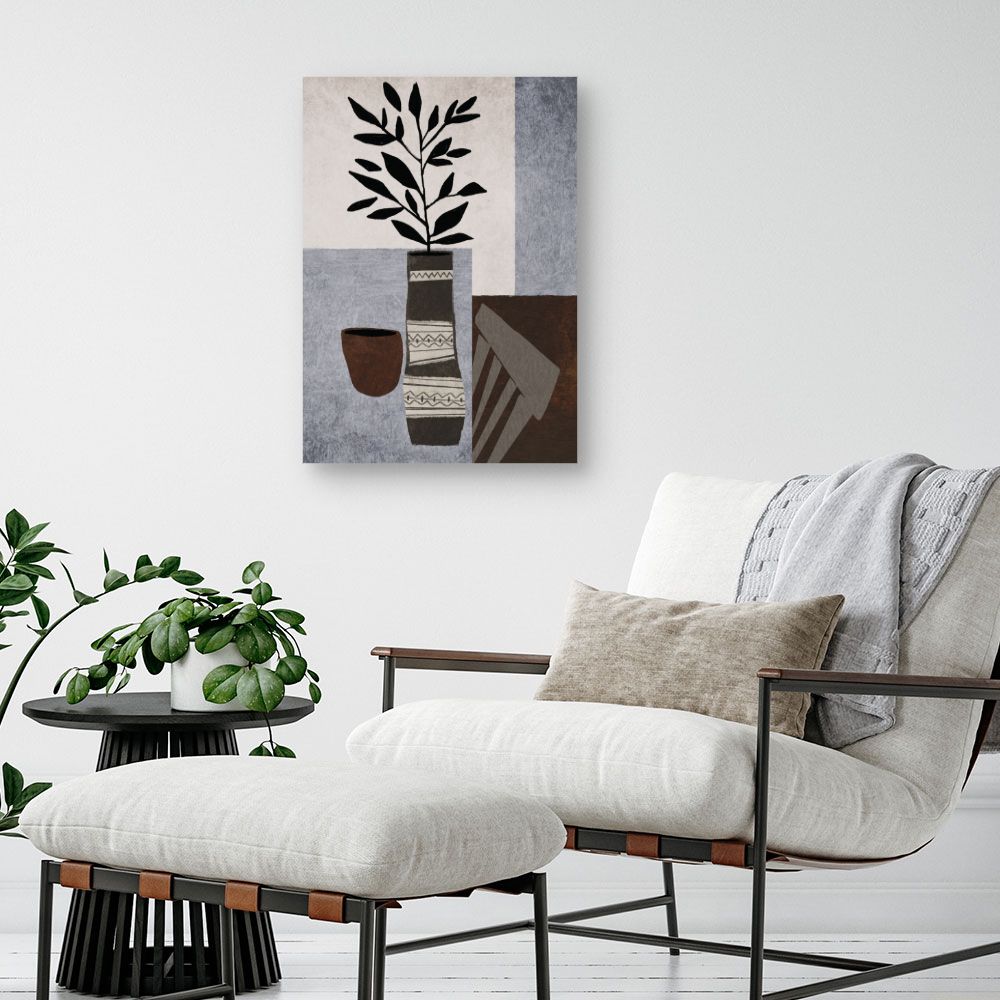 Tableau Motifs végétaux stylisés