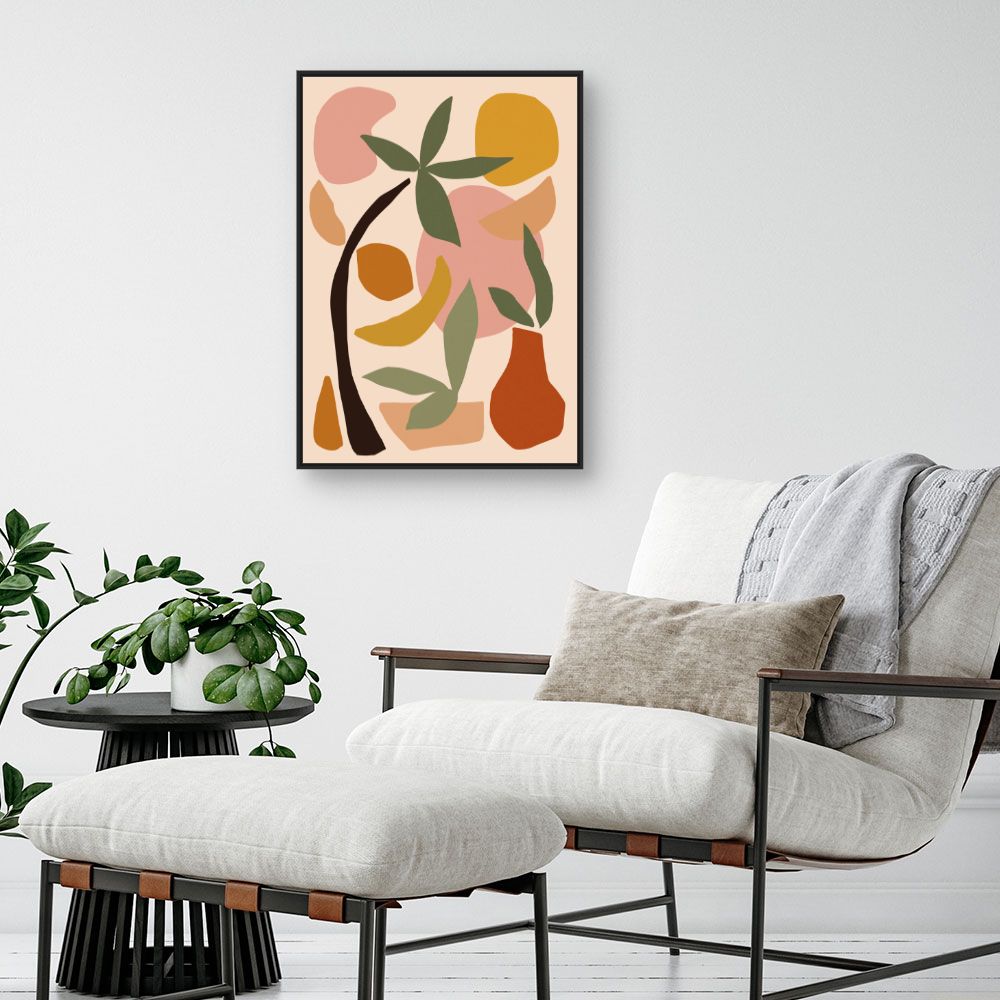 Tableau Éléments abstraits colorés