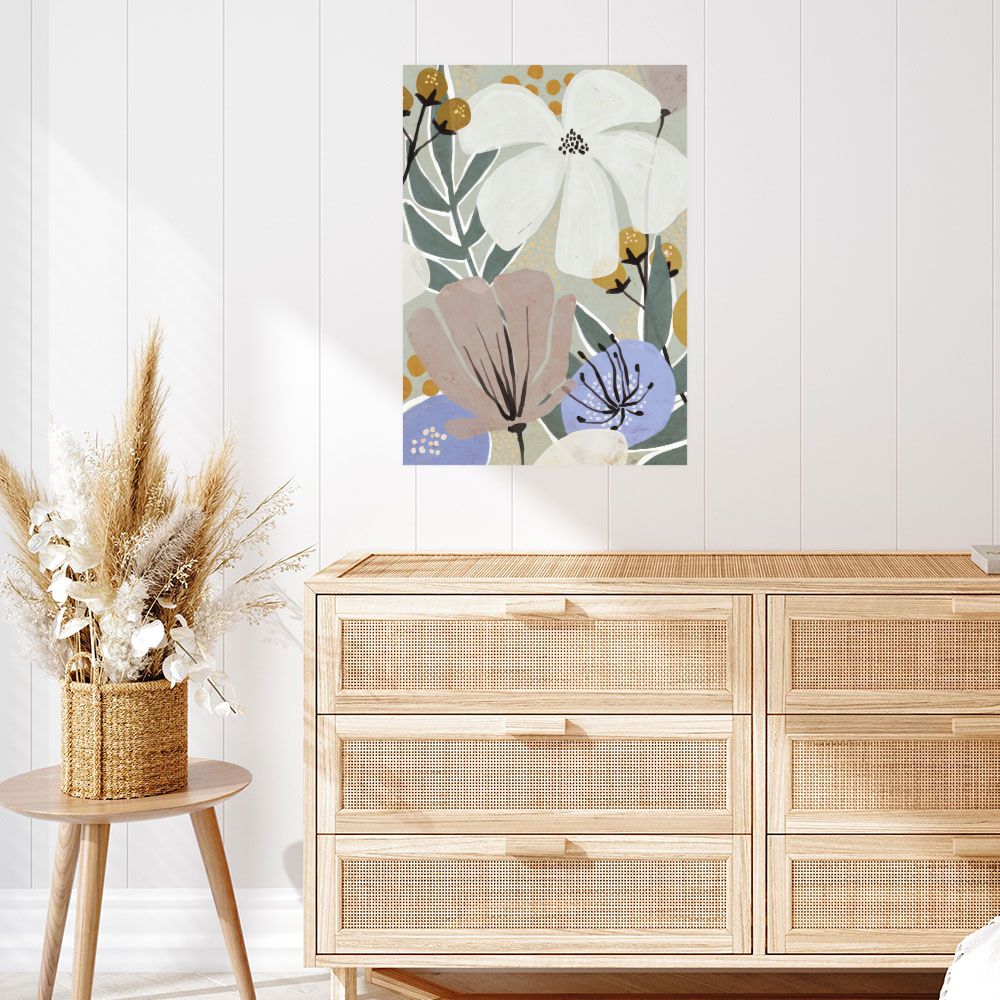 Affiche Fleurs délicates