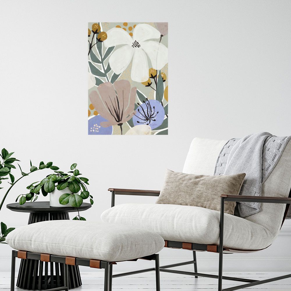 Affiche Fleurs délicates