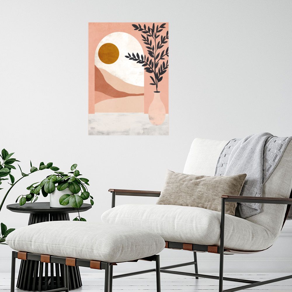 Affiche Soleil et paysages