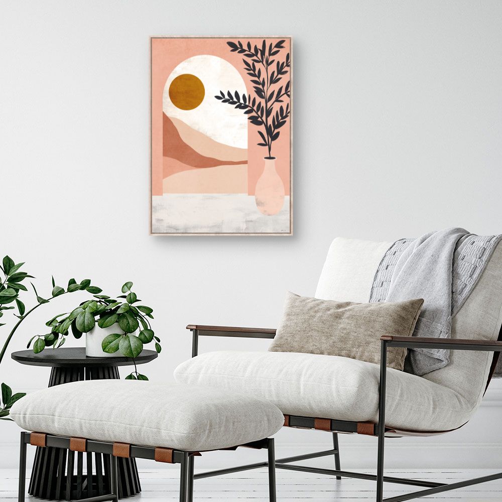 Tableau Paysage stylisé apaisant