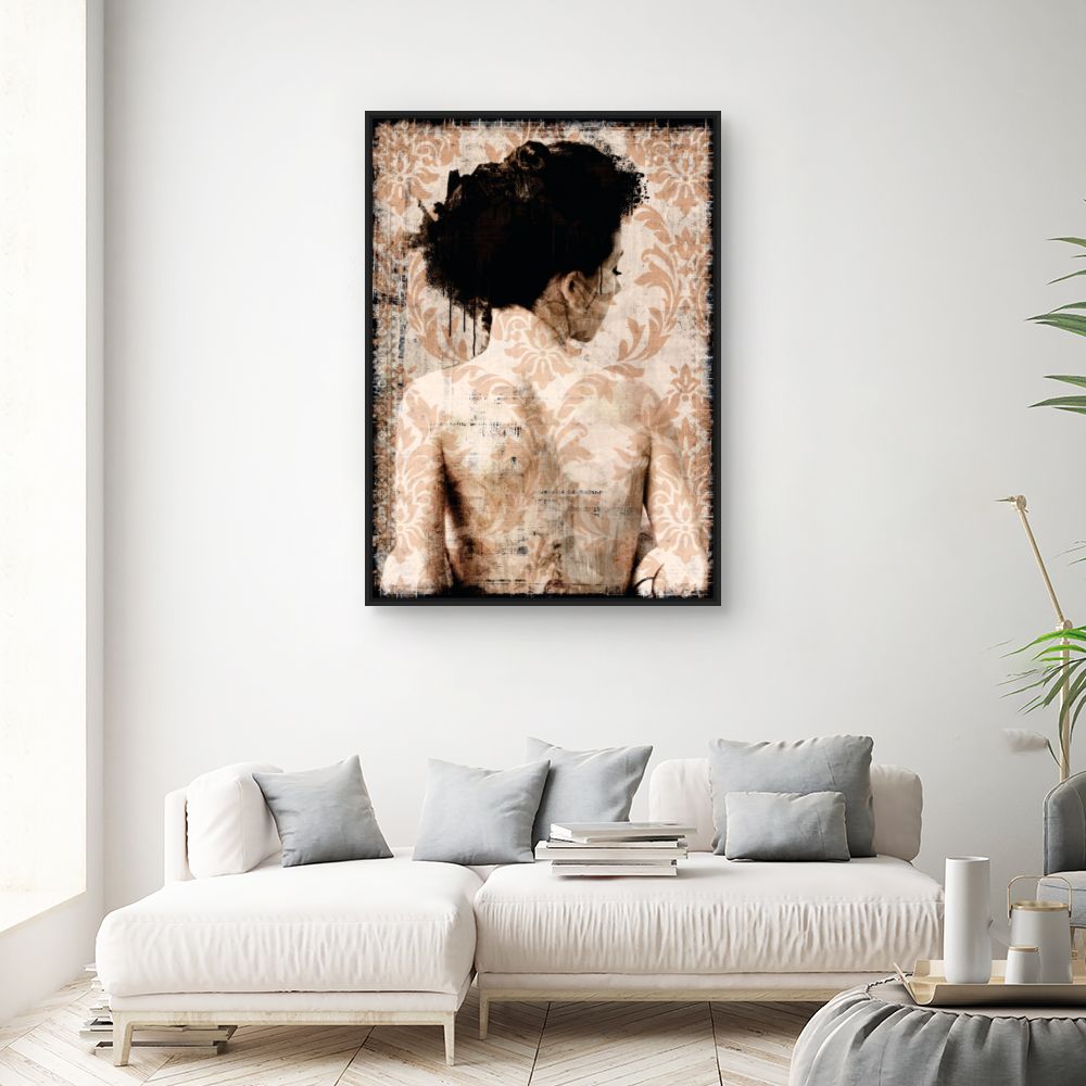 Tableau Portrait rétro subtil