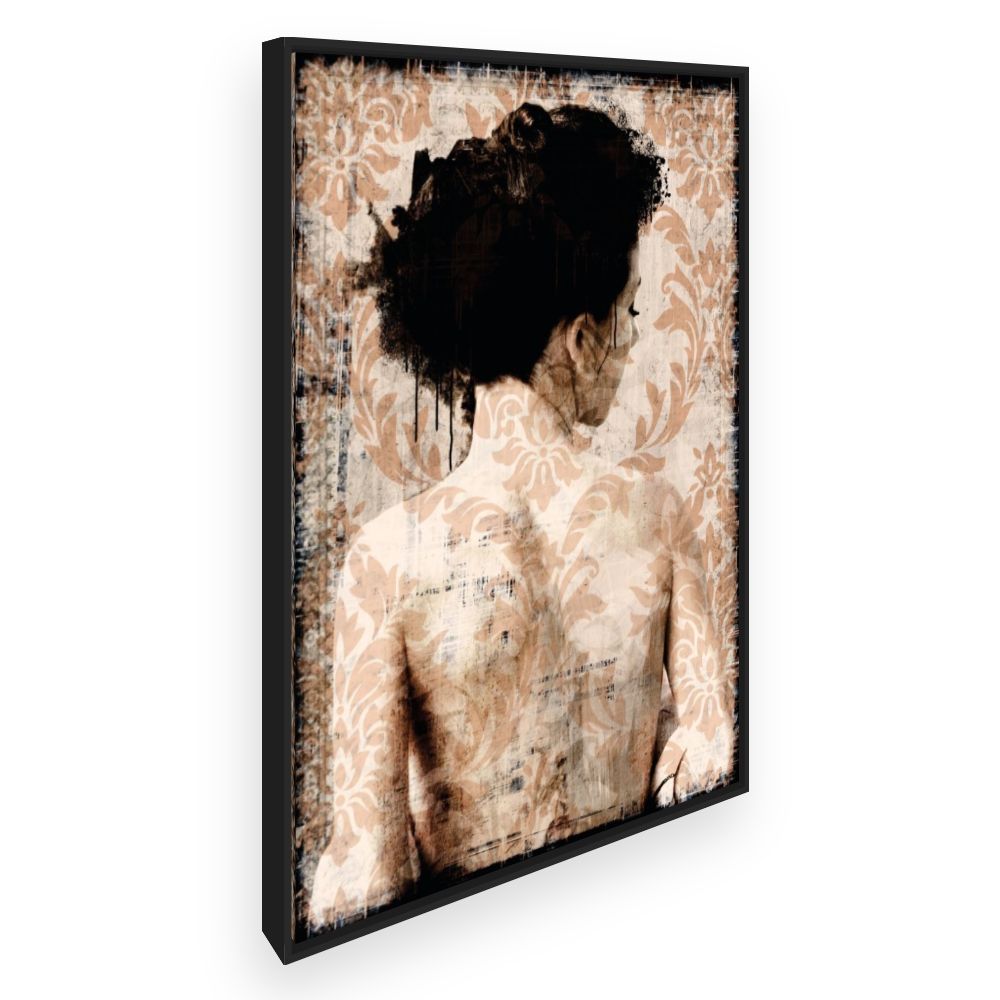 Toile Portrait rétro subtil