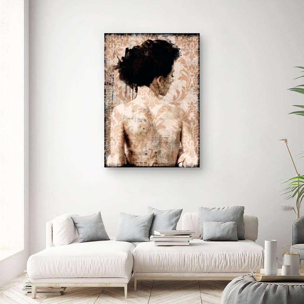 Tableau Portrait rétro subtil