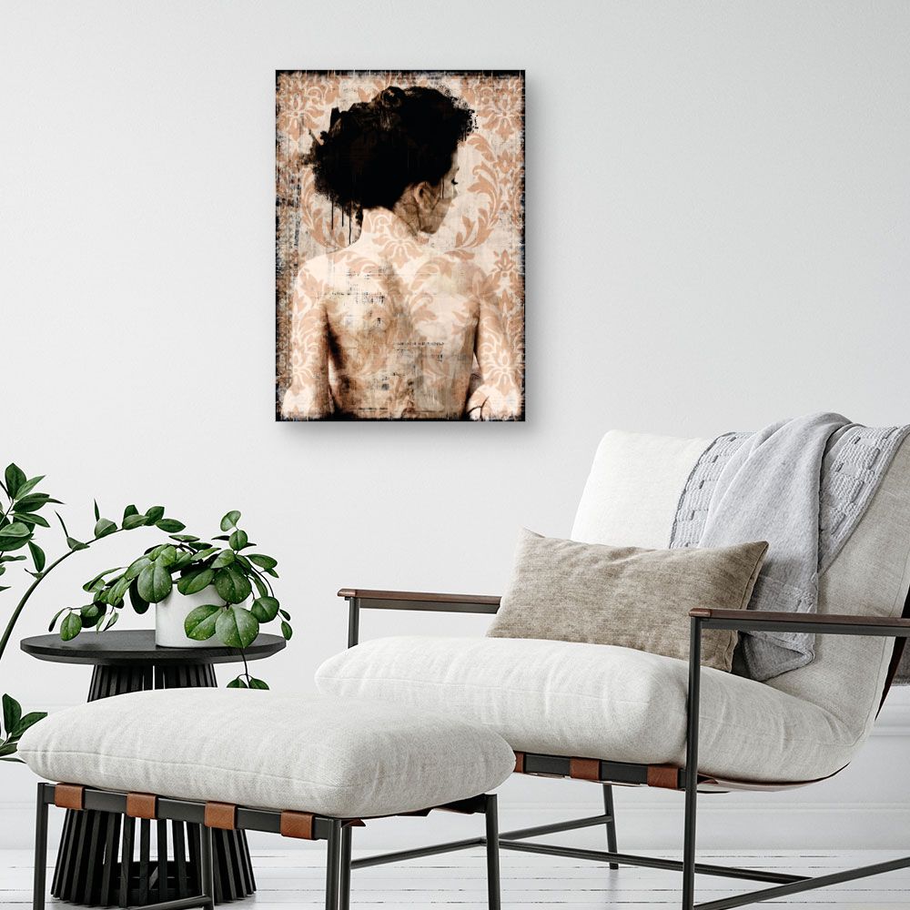 Tableau Portrait rétro subtil